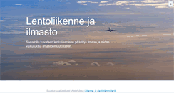 Desktop Screenshot of lentoliikennejailmasto.fi